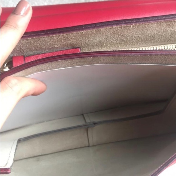 Chloe Medium Faye in Red Leather/Suede - Picture 4 of 9